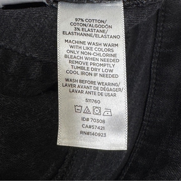 {LOFT} "Curvy Skinny Mid Rise Jeans in Faded Black" Stretch Denim - Picture 8 of 9